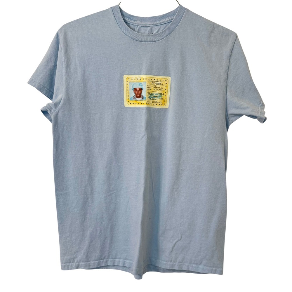 Tyler The Creator Call Me If You Get Lost 2022 Tour T-Shirt Light Blue Medium